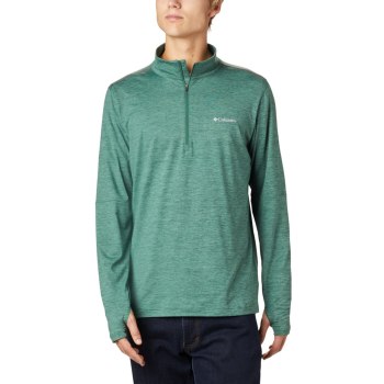 Columbia Muške Majice S Kapuljačom - Tech Trail 1/4 Zip Zelene | XFCL-03687